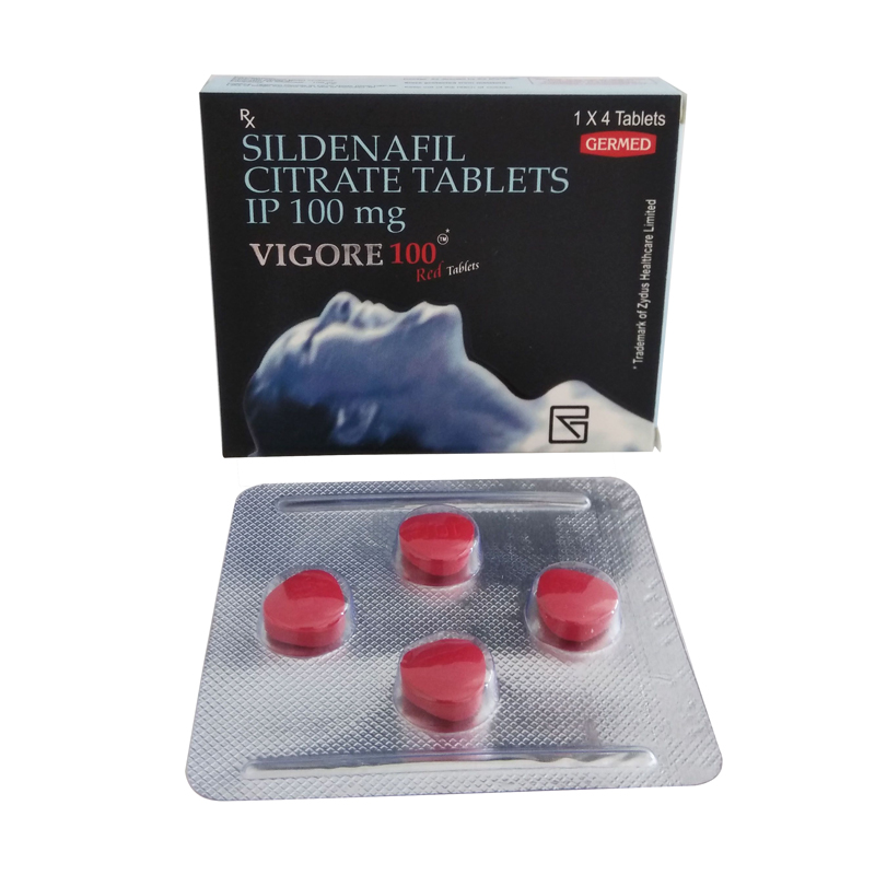 【丁丁藥局】VIGORA 100mg/4粒 德國紅魔 威而鋼學名藥:圖片 2
